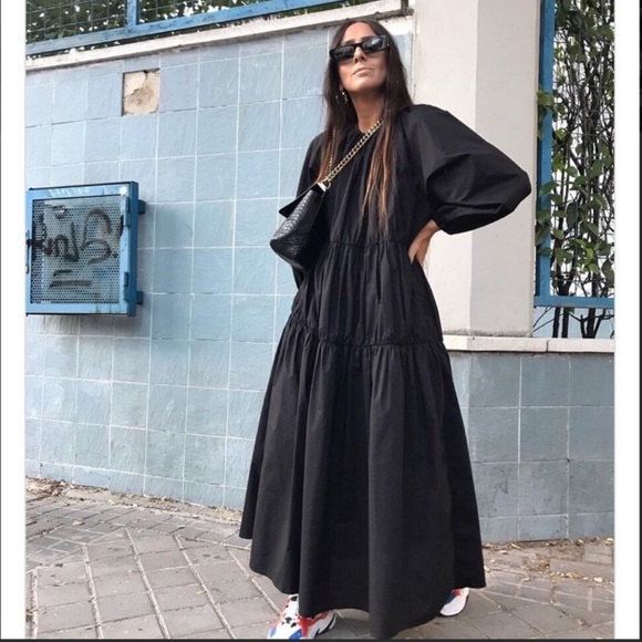 CHIC Zara Black Spring Dress - Picture 4 of 7